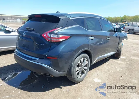 2016 Nissan Murano Sl from USA, damaged, VIN 5N1AZ2MH2GN106156